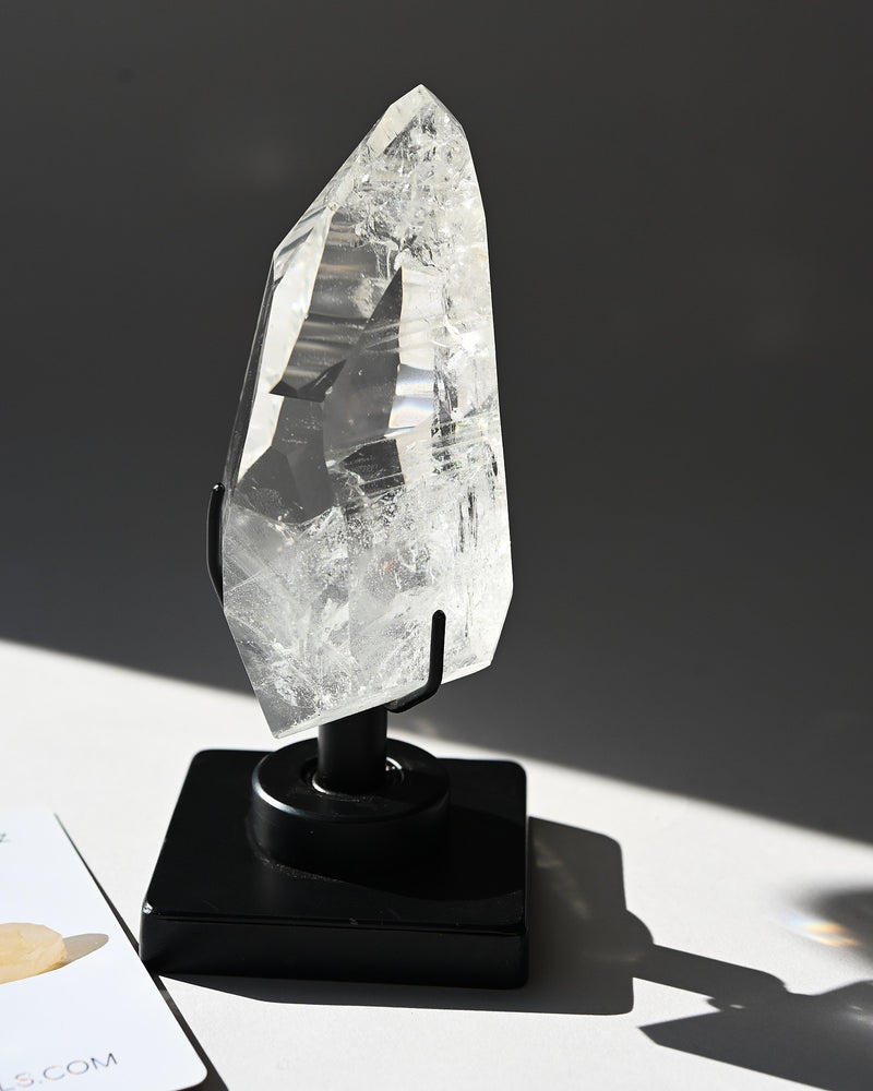 Lemurian Quartz on Stand