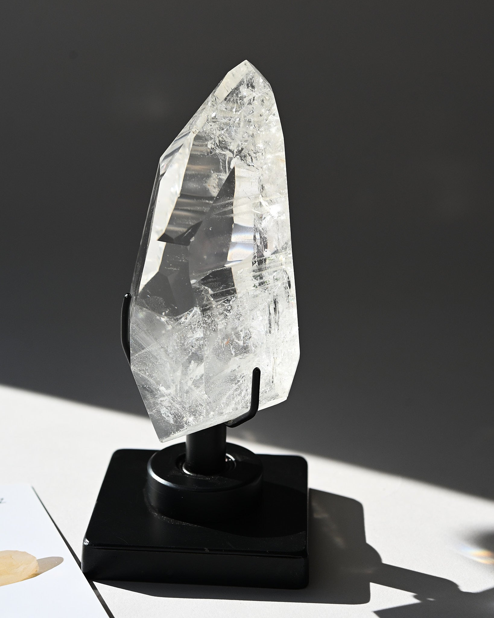 Lemurian Quartz on Stand