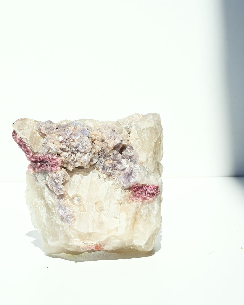 Lepidolite Pink Tourmaline 2.4lbs