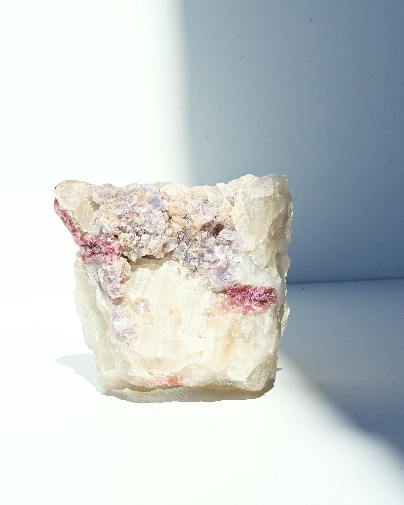 Lepidolite Pink Tourmaline side