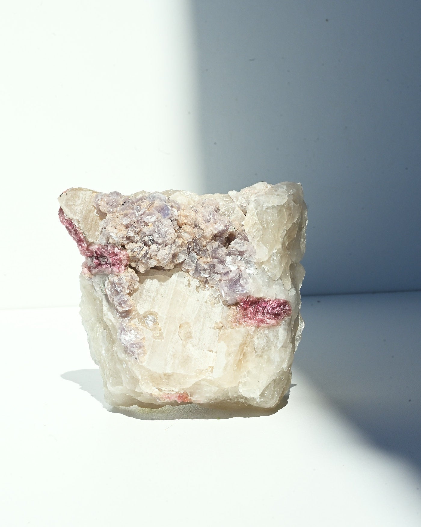 Lepidolite Pink Tourmaline detail