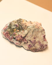 Natural Rough Lepidolite + Watermelon Tourmaline