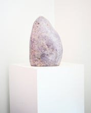 Lepidolite Freeform 17.5 lbs Side View - Crystals.com