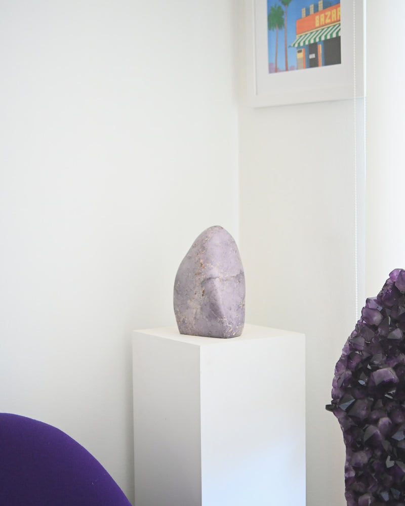 Lepidolite Freeform 17.5 lbs Polished Display Piece - Crystals.com