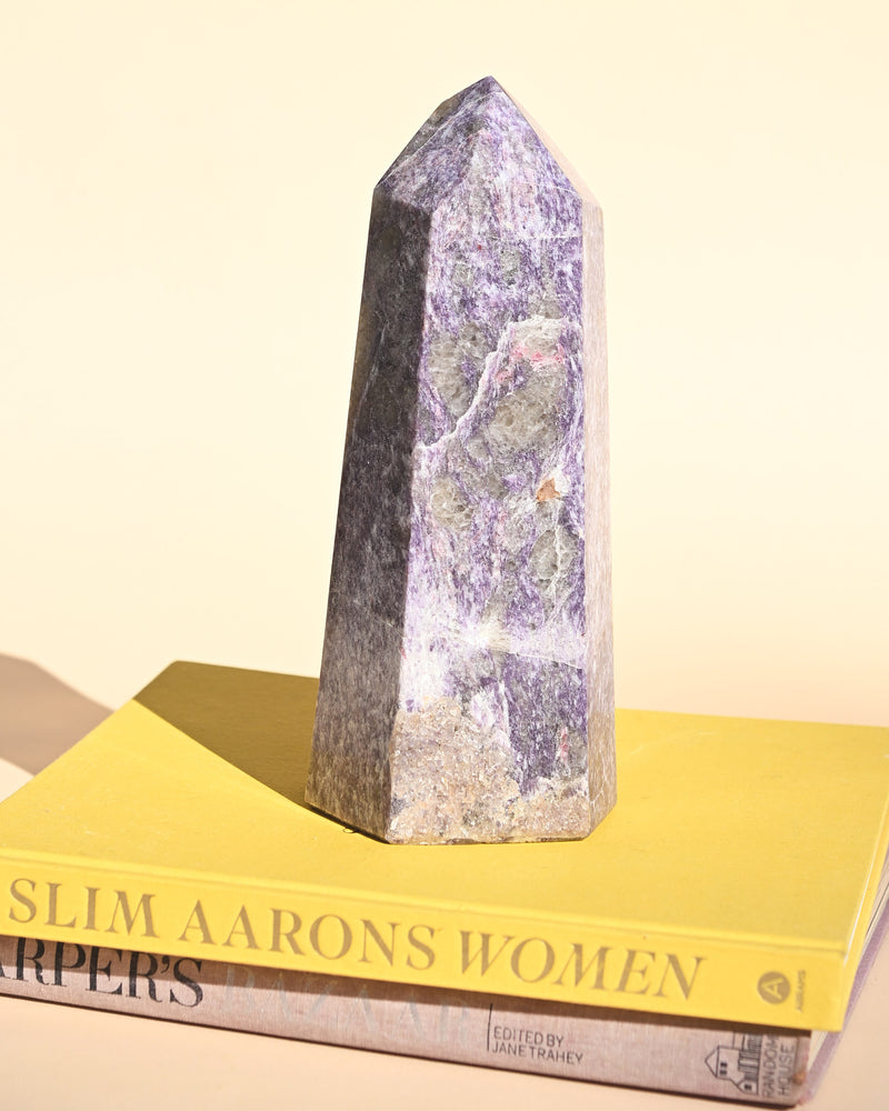 Statement Lepidolite Tower 9.5lbs