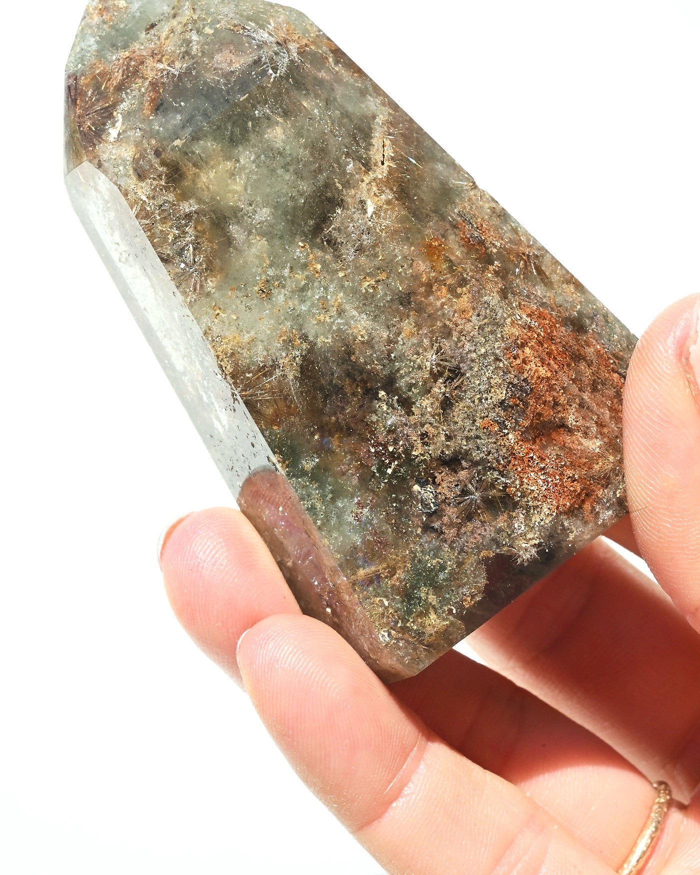 Lodolite Garden Quartz 134g view 2