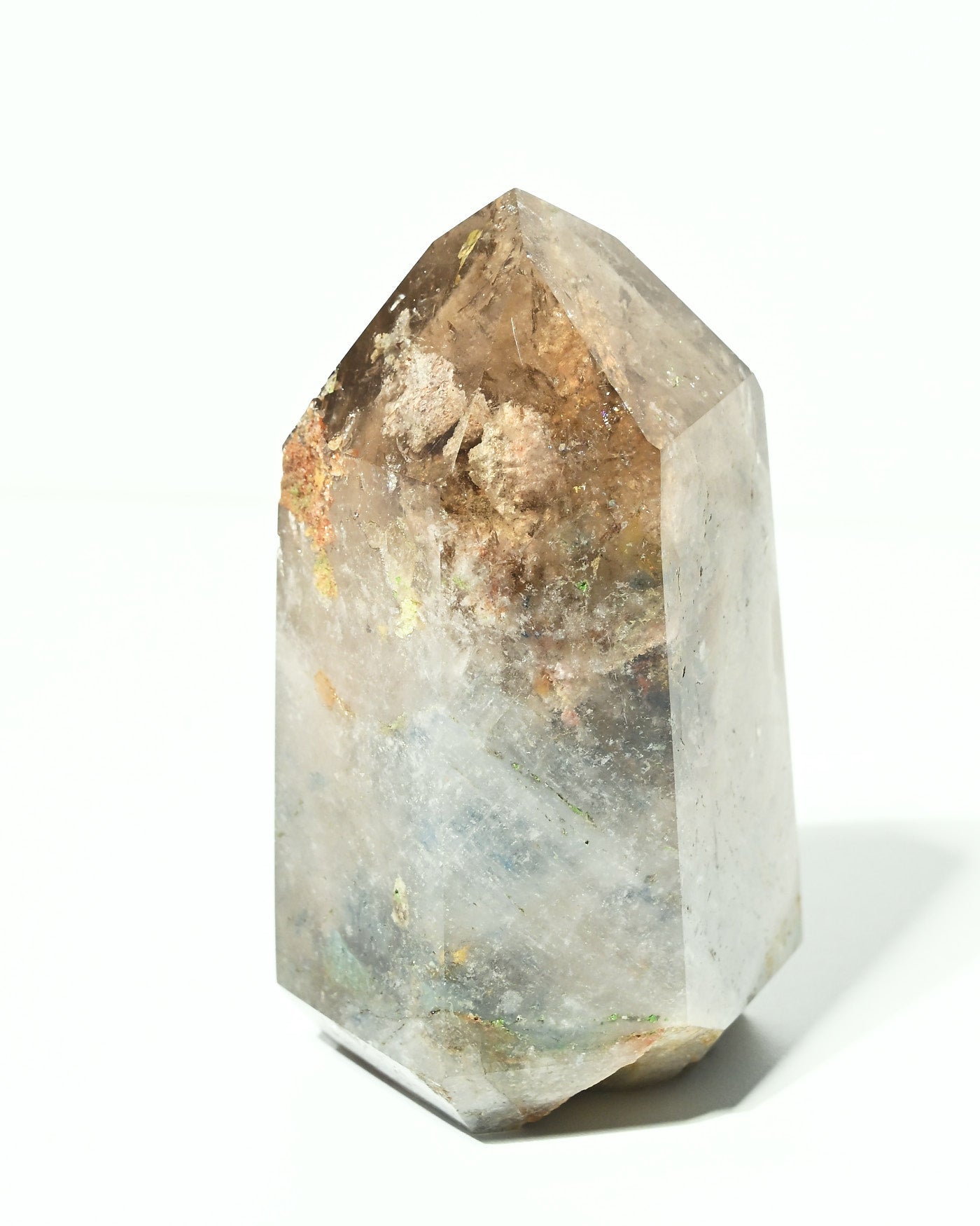 Lodolite Garden Quartz Point 546g – CRYSTALS.COM