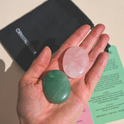 Rose Quartz Palm Stone