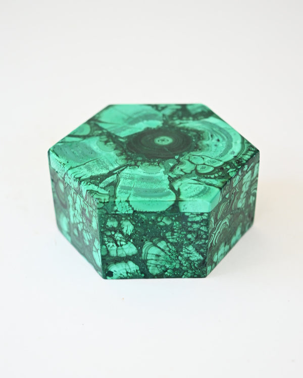 Handcrafted Malachite Box