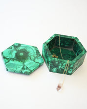 Handcrafted Malachite Box