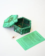 Handcrafted Malachite Box