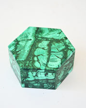 Handcrafted Malachite Box