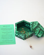 Handcrafted Malachite Box