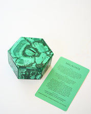 Handcrafted Malachite Box