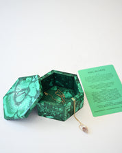 Handcrafted Malachite Box