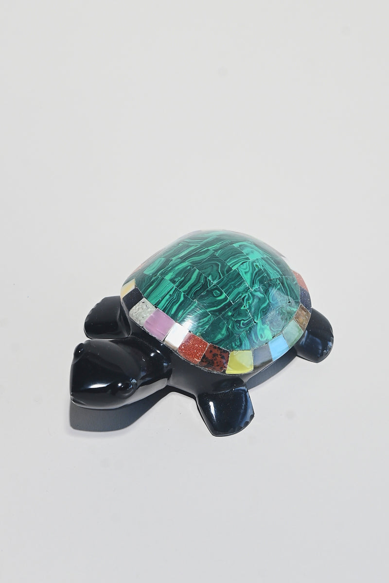Malachite Obsidian Turtle