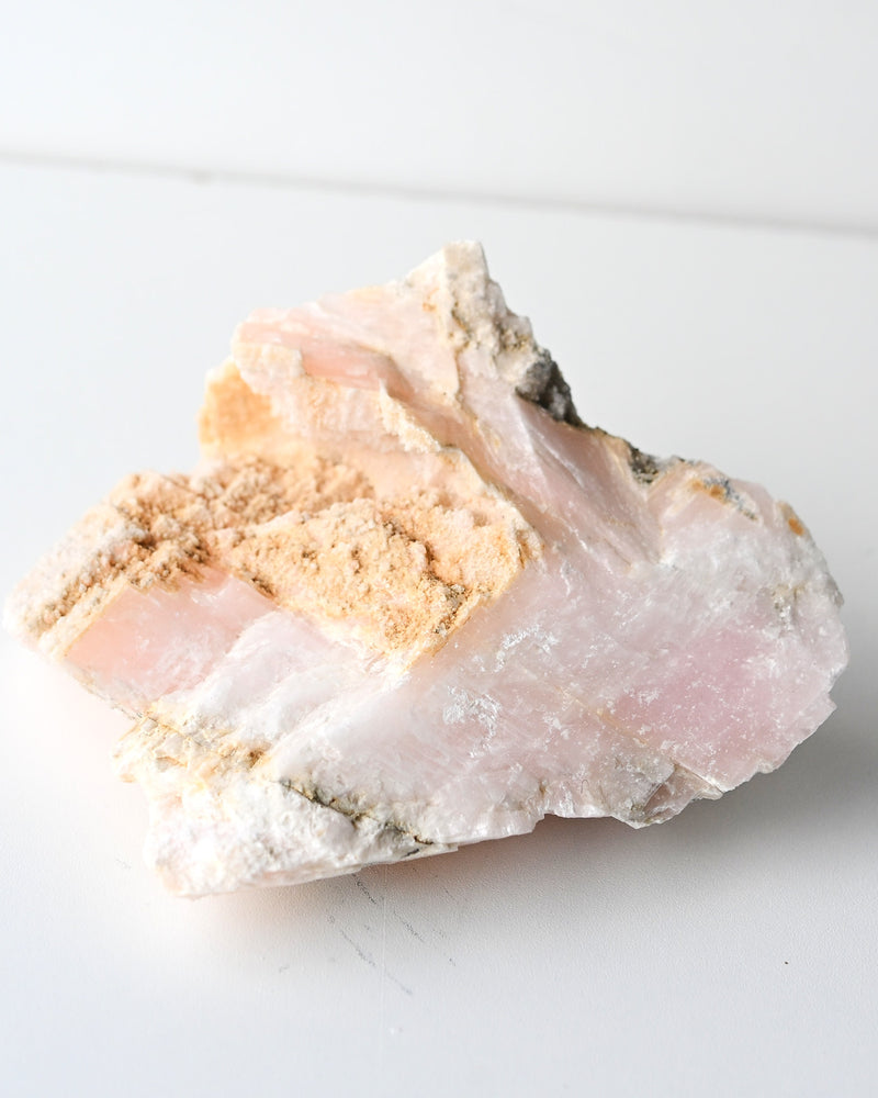 Mangano Calcite with Pyrite - Peru (2.2 lbs)