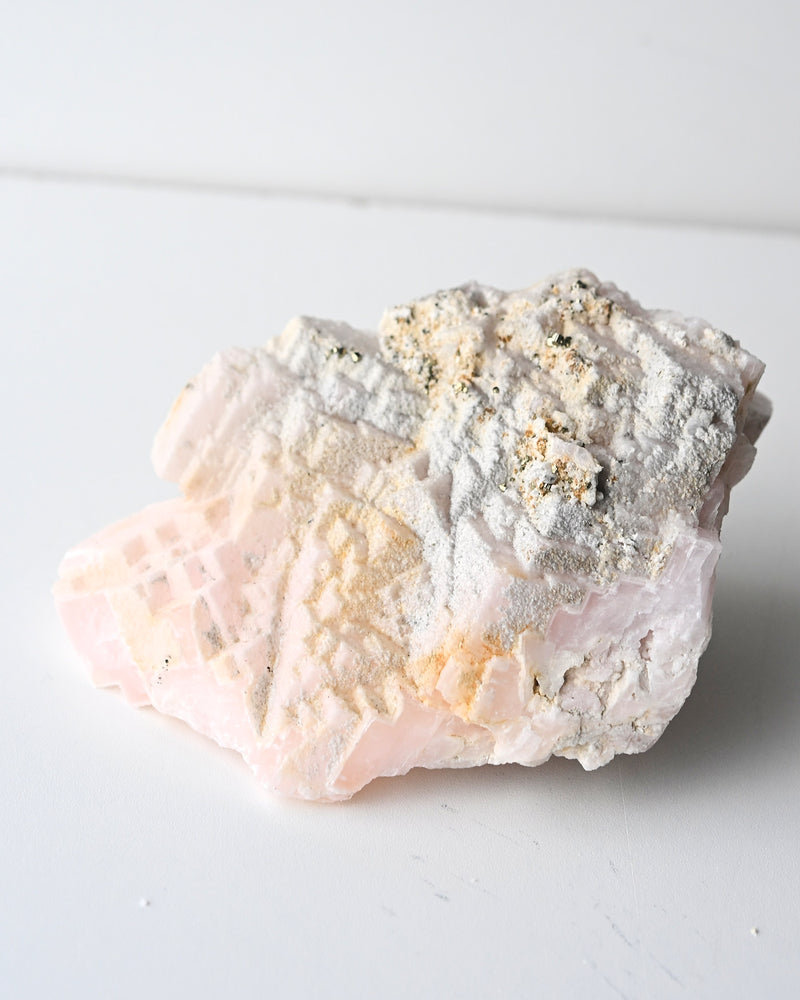 Mangano Calcite with Pyrite - Peru (936g)