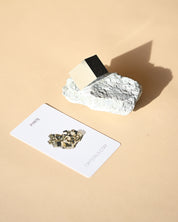 Pyrite Cube on Matrix 1.3lbs No. 567 - pyrite crystal rough natural side view