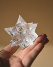 Clear Quartz Merkaba Star