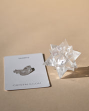 Clear Quartz Merkaba Star