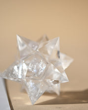 Clear Quartz Merkaba Star