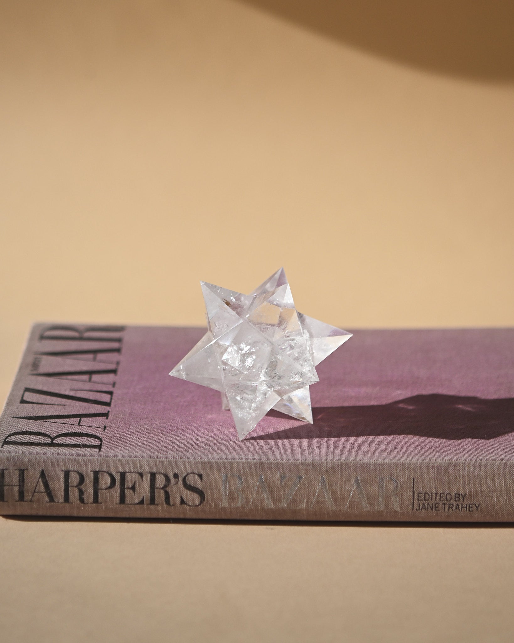 Clear Quartz Merkaba Star