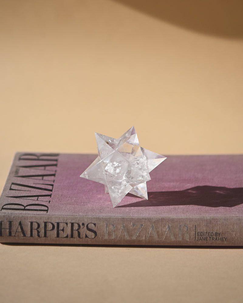 Clear Quartz Merkaba Star No. 374