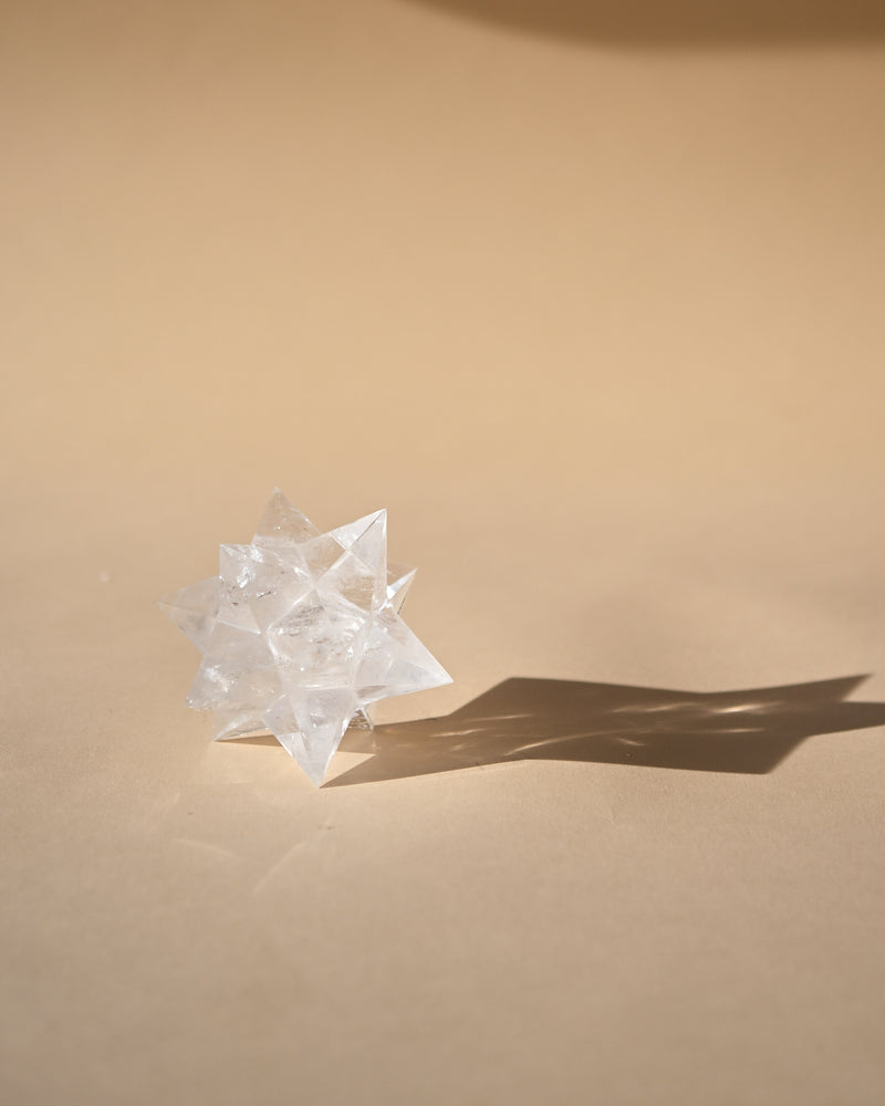 Clear Quartz Merkaba  3 inch