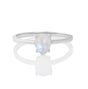Moonstone Teardrop Ring