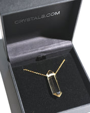 Double Terminated, Natural Citrine Necklace