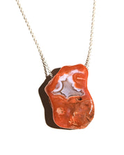 One-of-a-Kind Red Agate Necklace