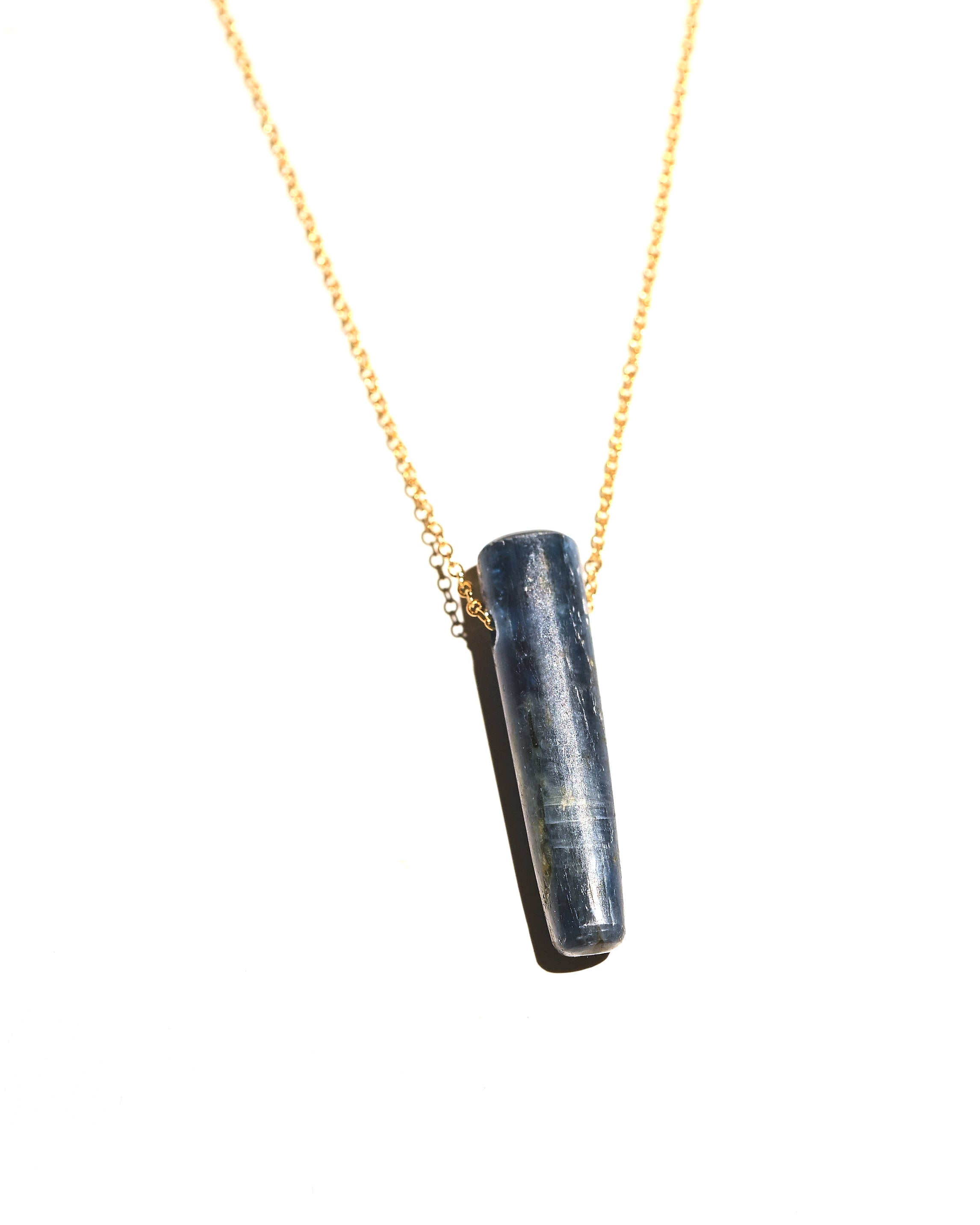 Blue Kyanite Pendant Necklace