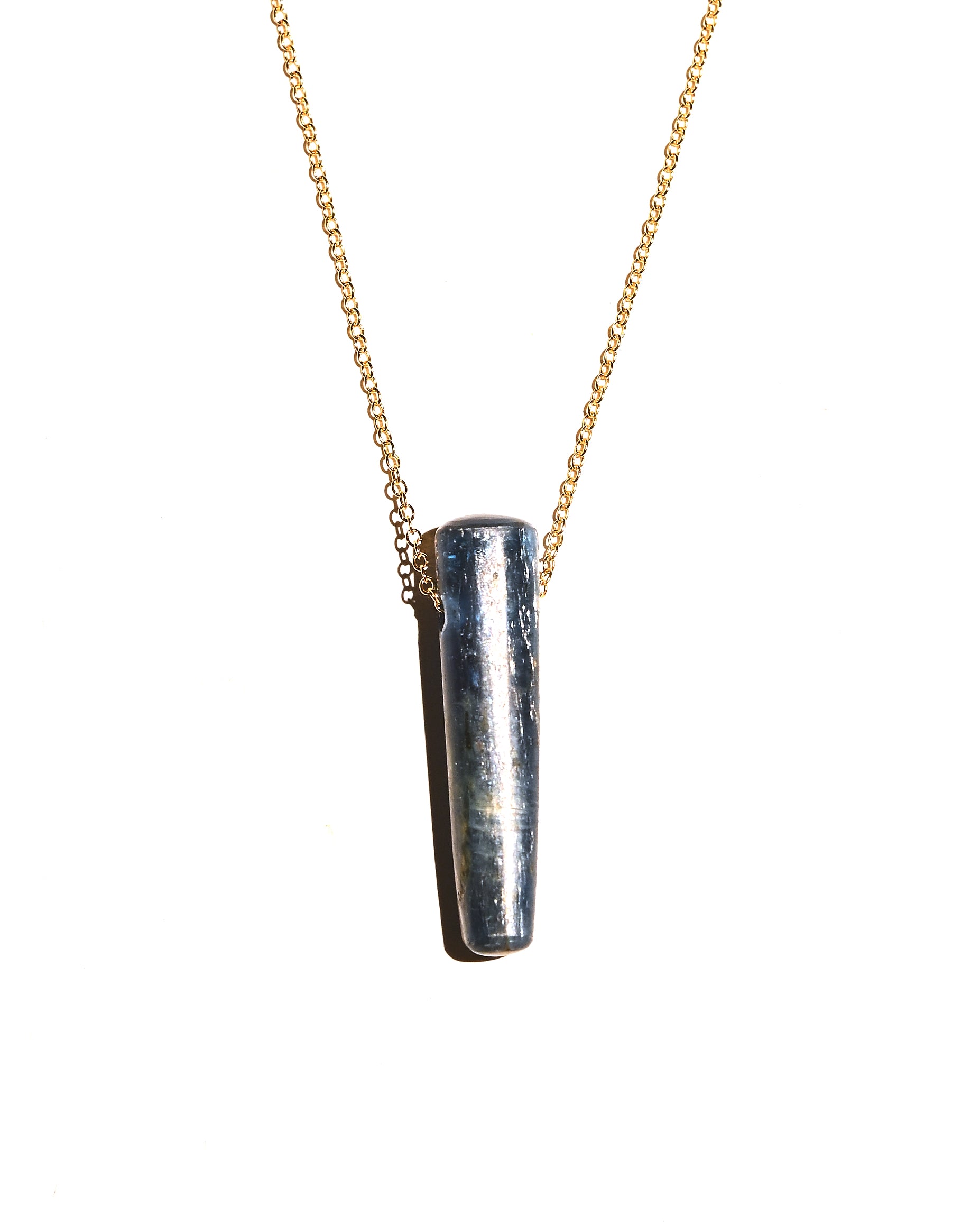 Blue Kyanite Pendant Necklace