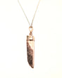 Rare Hematite-Included Laser Quartz Necklace