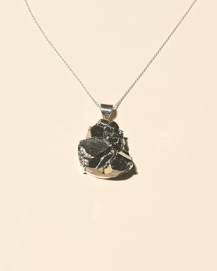 Pyrite Necklace $128.00 — Pyrite crystal specimen
