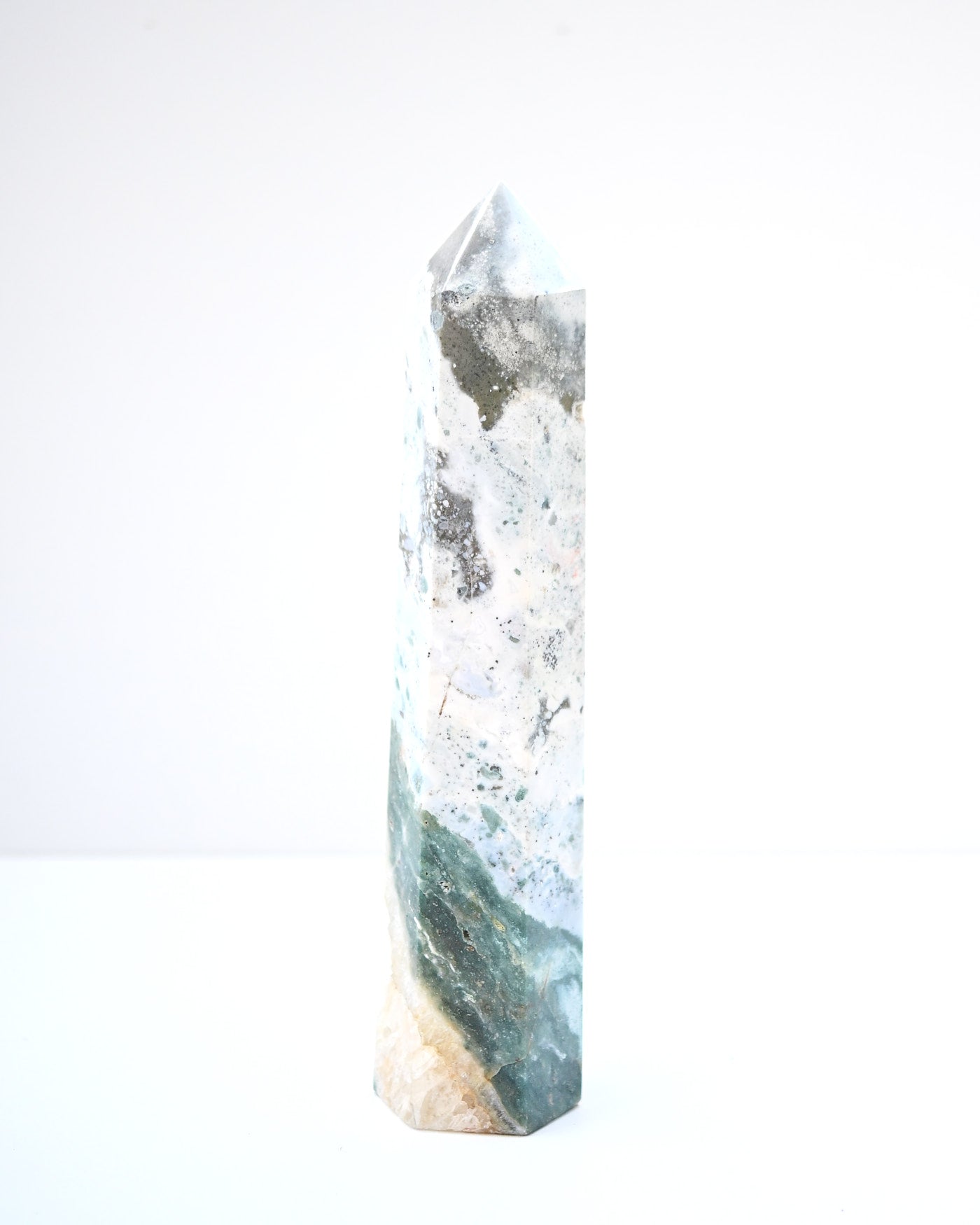Ocean Jasper Tower close-up of orbicular jasper patterns