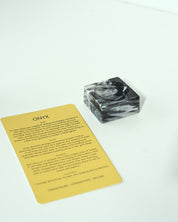 Onyx Square Sphere Stand Grey
