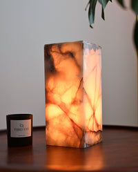 Onyx Crystal Lamp 12" - Square