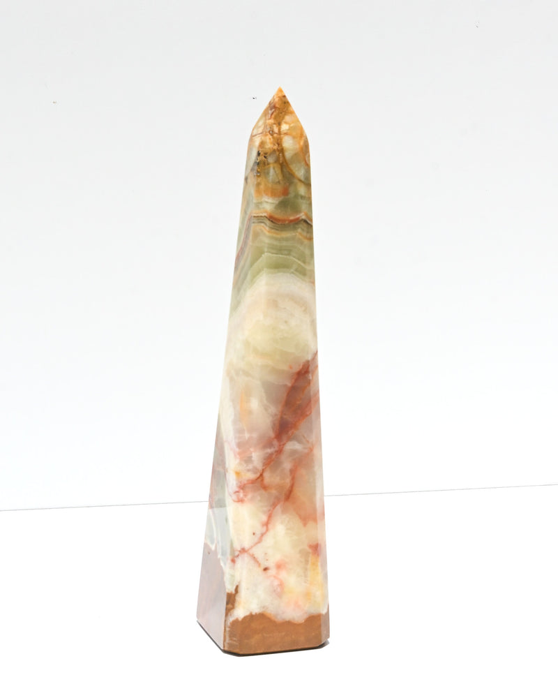Statement Green Onyx Obelisk Tower - Mexico (7.7 lbs)