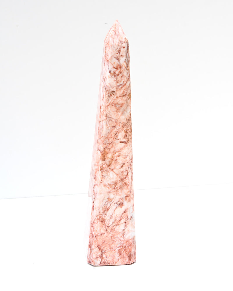 Statement Pink Onyx Obelisk Tower - Mexico (7.7 lbs)