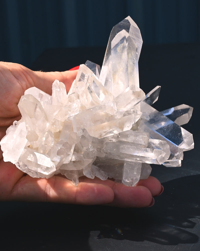 Arkansas Clear Quartz Cluster — 0.518 lbs