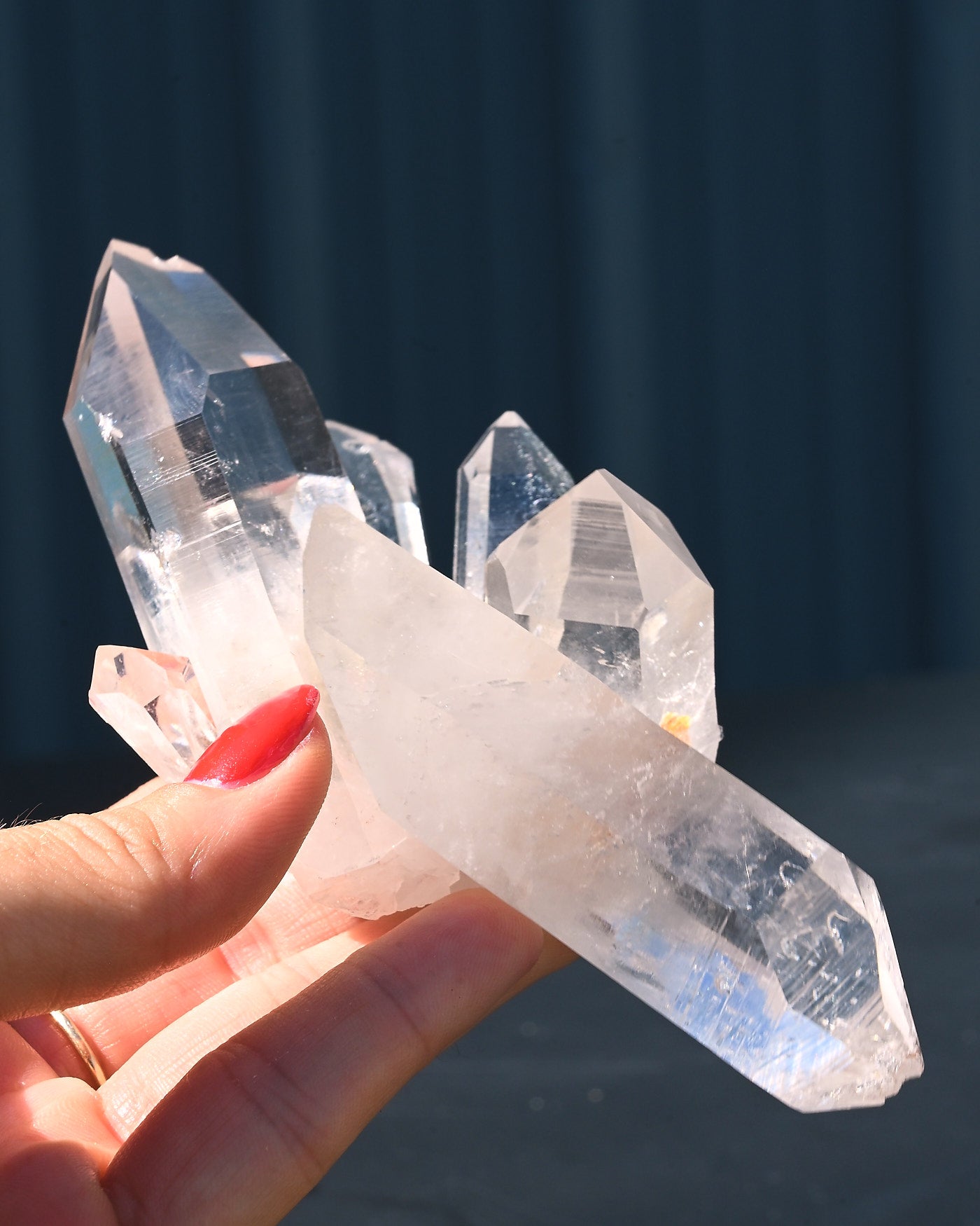 Arkansas Clear Quartz Cluster 0.515 lbs Fisher Mountain