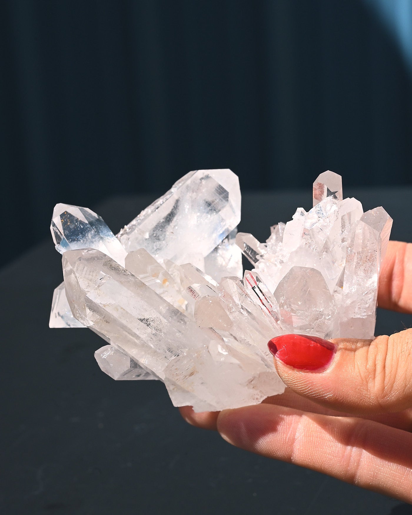 Arkansas Clear Quartz Cluster 0.500 lbs Fisher Mountain