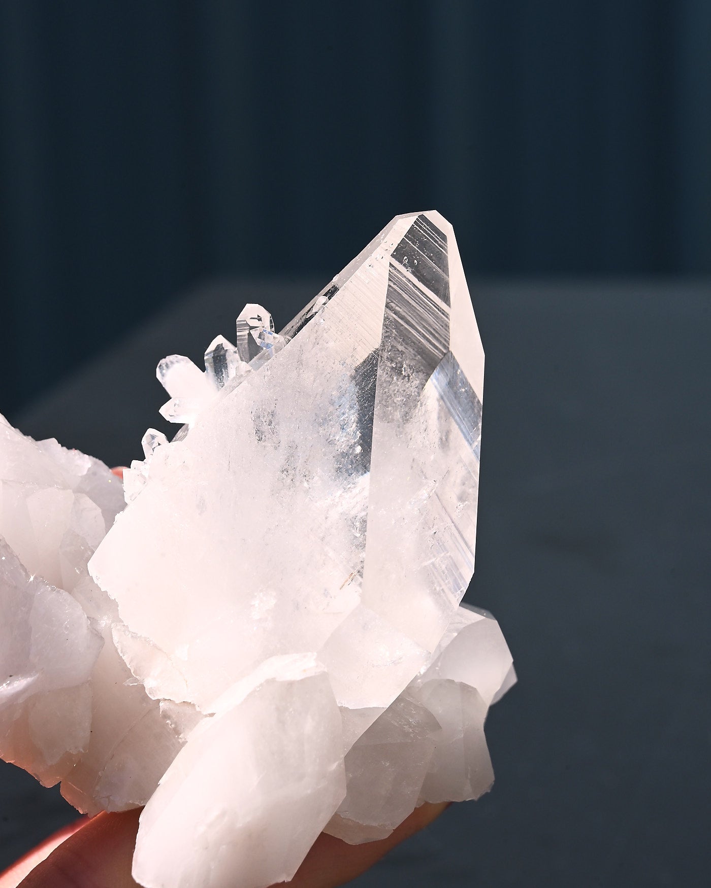 Arkansas Clear Quartz Cluster 0.450 lbs Fisher Mountain