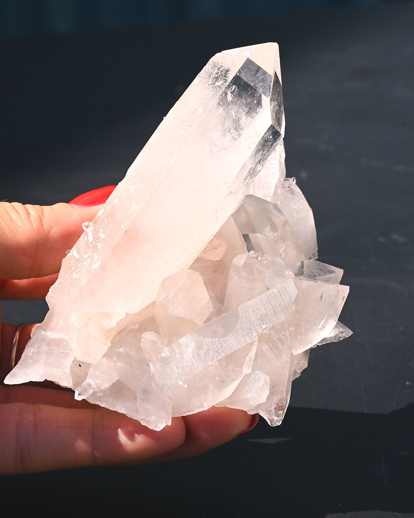 Arkansas Clear Quartz Cluster 0.420 lbs Fisher Mountain