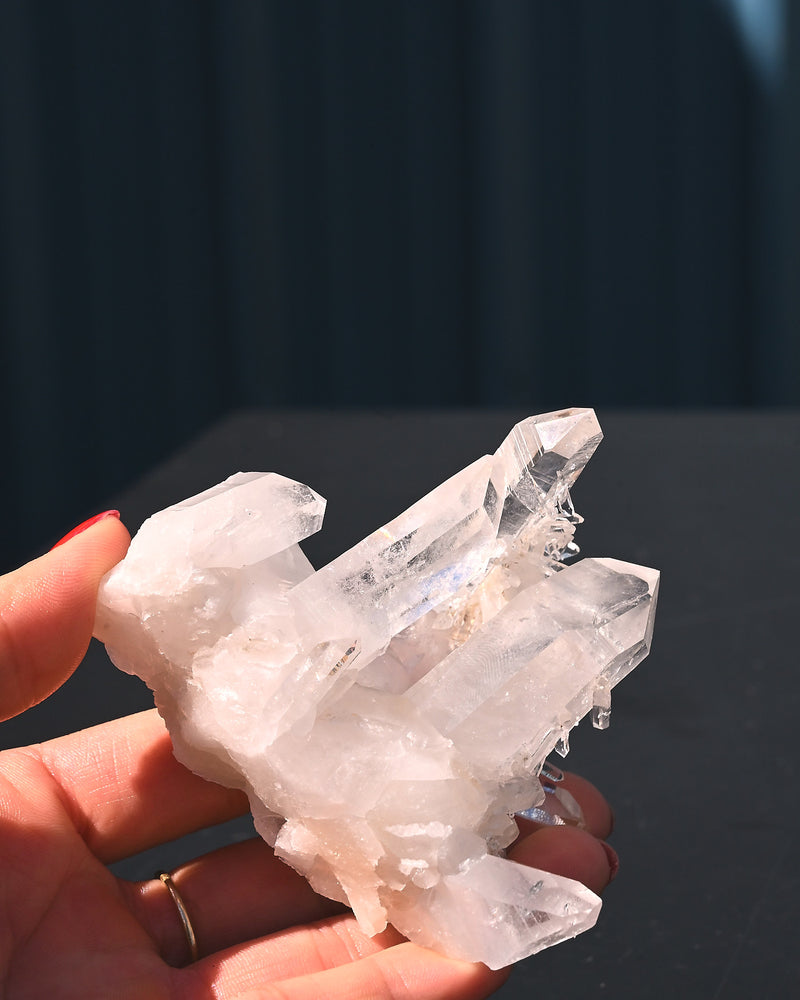 Arkansas Clear Quartz Cluster 0.375 lbs Fisher Mountain