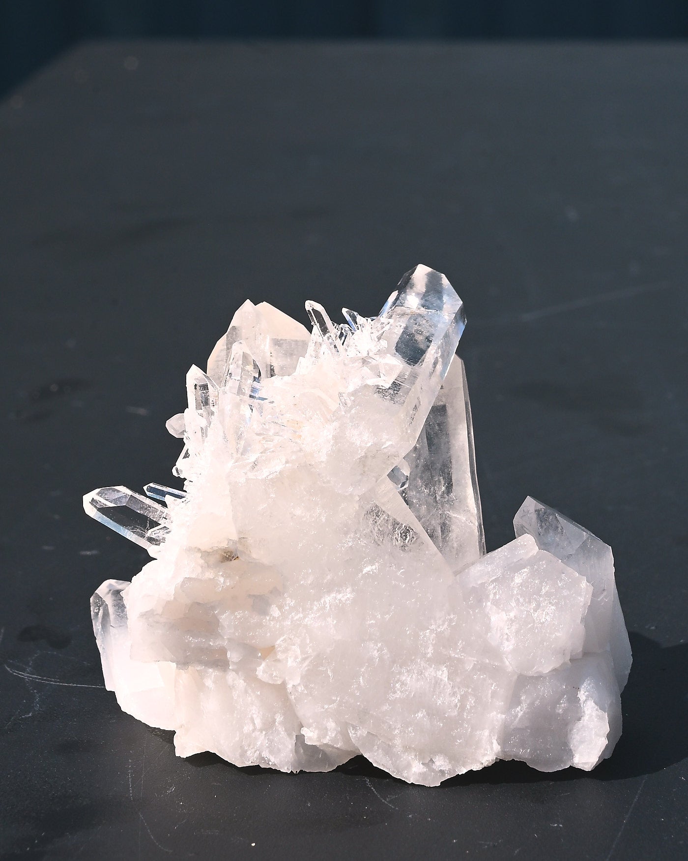 Arkansas Clear Quartz Cluster 0.375 lbs Fisher Mountain
