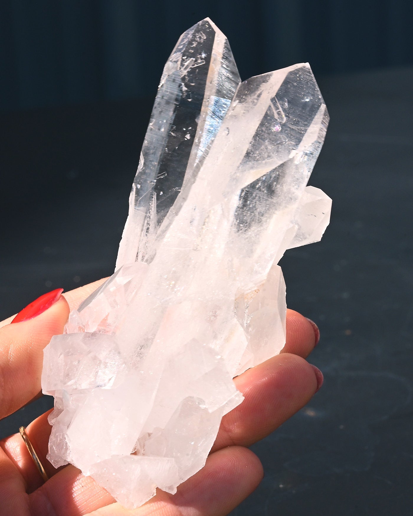 Arkansas Clear Quartz Cluster 0.360 lbs Fisher Mountain