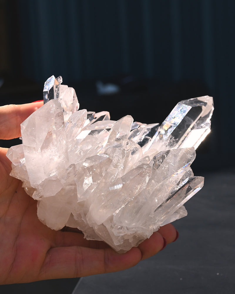 Arkansas Clear Quartz Cluster — 1.155 lbs